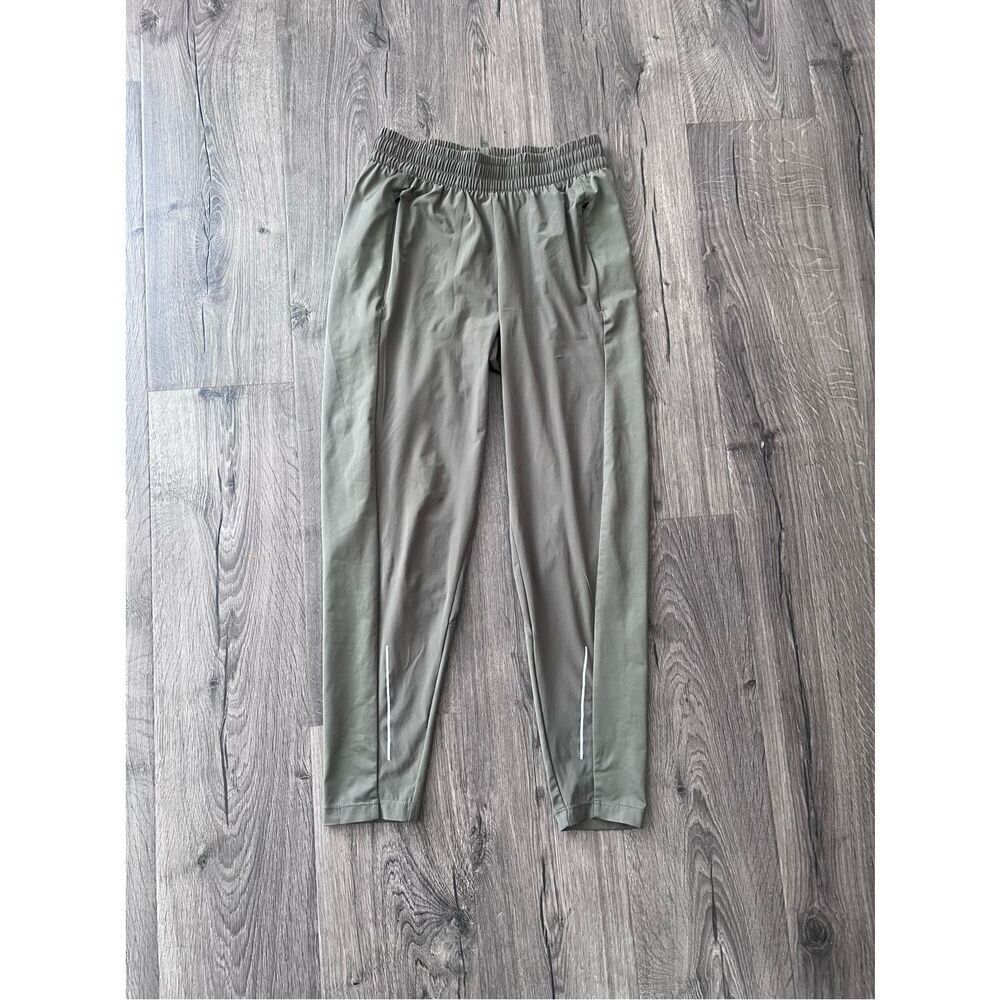 Nike Running Green Swift Flex Woven Training Tech Jogger Pants Fleece Lab 928817